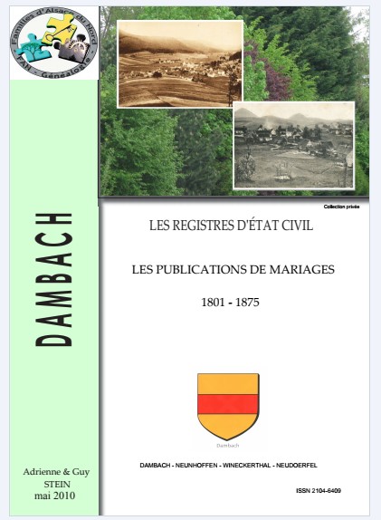 DAMBACH PUBLICATION DE MARIAGES
