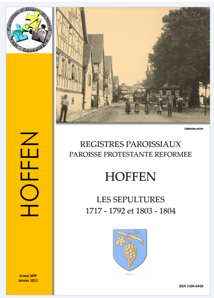 HOFFEN - SEPULTURES